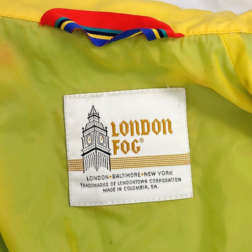 SOLD Vintage London Fog turquoise jacket - Picture 3 of 4